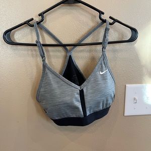 Grey Nike Sports Bra
